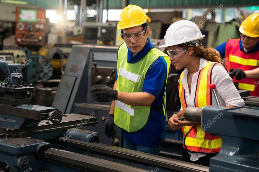Maintenance team performing scheduled service